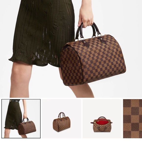 Louis Vuitton speedy 30 damier brown - Picture 2 of 3
